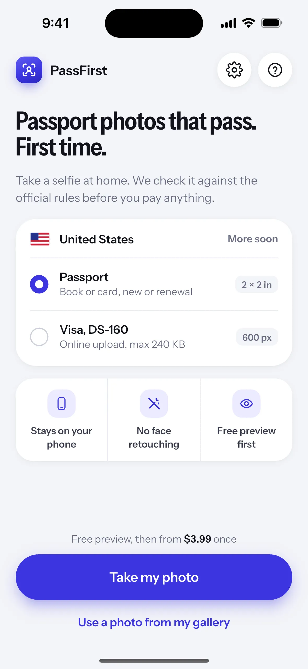PassFirst screenshot 1