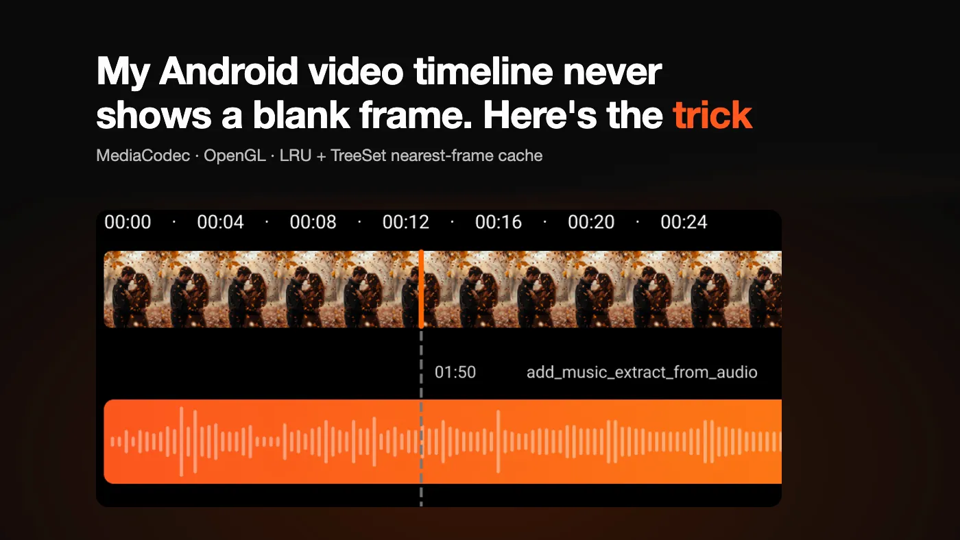 My Android Video Timeline Never Shows a Blank Frame. Here's the Trick
