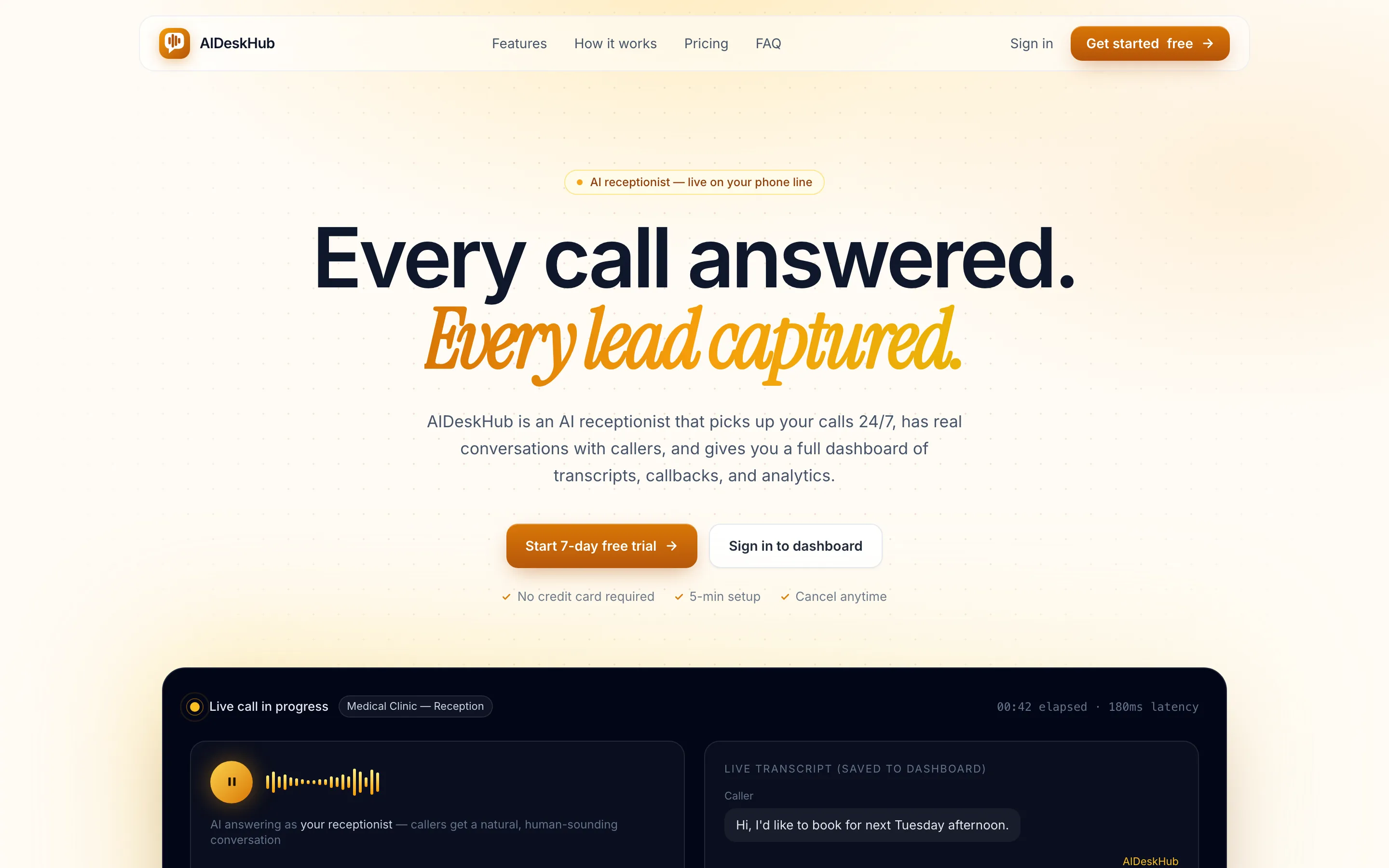 AIDeskHub screenshot 1